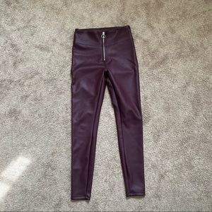 Express Leggins faux leather, size S